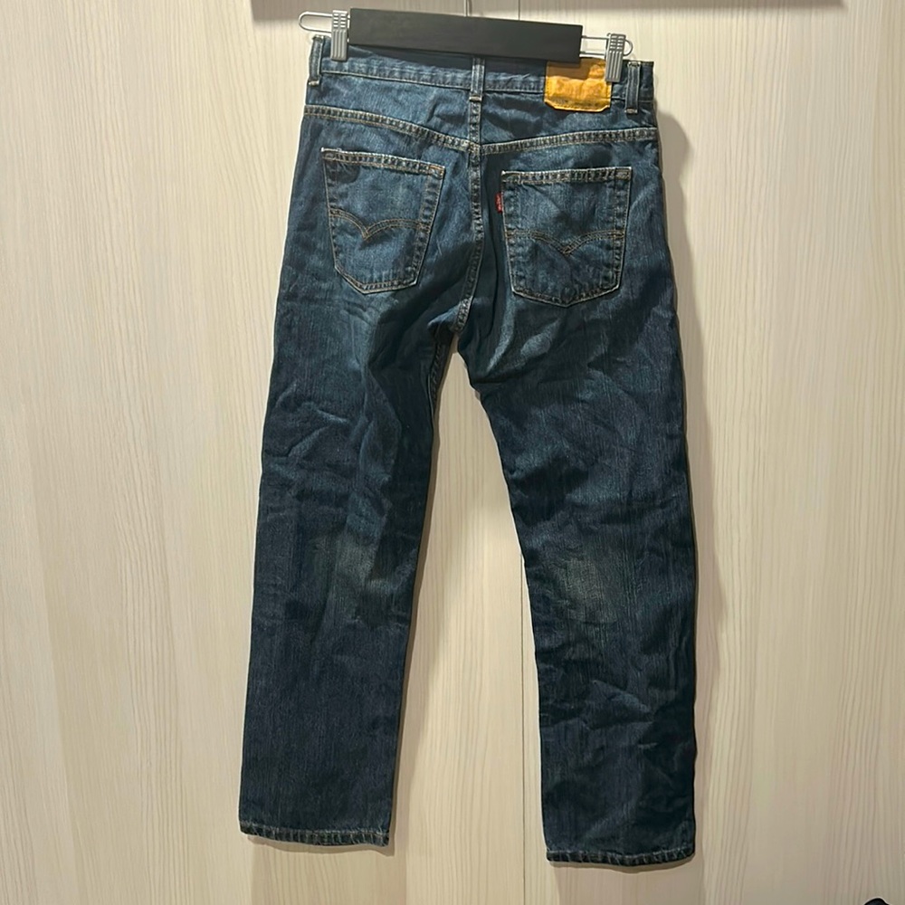 Levi's 505 regular mid wash jeans size 16 reg 28/28